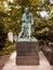 Statue on the grave of Vivant Denon in the famous Pere Lachaise cemetery in Paris, France - Paris, France