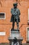 Statue of the great italian dramatist Carlo Goldoni in Venice, Italy