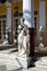 Statue of a Greek mythical muse in Achilleion palace, Corfu Island, Greece, built by Empress of Austria Elisabeth of Bavaria.