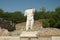 Statue in Hadrianic Baths in Aphrodisias Ancient City in Aydin, Turkiye