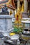 Statue of the hermit doctor Cheewaka Komarapach at Wat Phra Kaew, Bangkok, Thailand