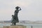 The Statue of Hope in le Grau-du-Roi port, France