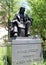 Statue of Horace Greeley, on the grounds of New York City Hall, New York, NY, USA