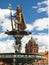 Statue of Inca Pachacutec on fountain, Cusco or Cuzco