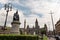 Statue of James Watt, inventor of steam engine at George Square in front of Glasgow City Council