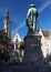 Statue Jean Van Eyck Square Bruges Belgium