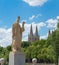 Statue of Jeronimo de Perigord, Burgos. Spain