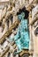 Statue of Jesus on the Christ Church Gate of Canterbury Cathedral