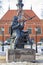 Statue of John Hevelius in front of Hevelianum Centre in Gdansk, Poland