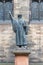 Statue John Knox near Edinburgh University, Scotland