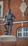 The statue of Johnny Haynes, outside Craven Cottage.