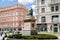 The statue of Josef Jungmann on Jungmannovo Square New Town Prague