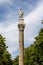 Statue Julius Caesar at Alameda de Hercules in Seville, Spain