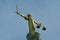 Statue of Justice, Old Bailey, Central Criminal Court, London, England, Europe.