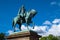 Statue of King Carl XIV Johan in Oslo, Norway