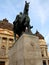 Statue of King Carol I of Romania on horseback