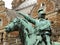 Statue of King Charles X Gustaf in front of Nordic Museum Nordiska museet in Stockholm