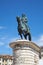 Statue of King Joao I on the Praca da Figueira . Lisbon. Portugal