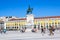 Statue of King Jose I in the Commerce Square, Lisbon, Portugal