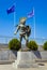 Statue of king Leonidas in Sparta, Greece