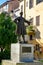 The statue of King Otto at Trion Navarchon square in April 2018 in Nafplion. Otto was Bavarian prince who became the first modern