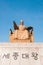 Statue of King Sejong in Gwanghwamun Square