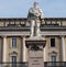 Statue of king Vittorio Emanuele II in Bergamo