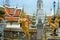 Statue of a Kinnara in Wat Phra Kaew, Bangkok, Thailand