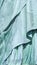 Statue of Liberty abstract closeup background of skirt