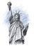 The Statue of Liberty Drawing