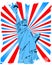 Statue of Liberty Grunge