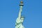 Statue of Liberty Head and Torch Profile