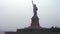 Statue of Liberty in New York Harbor. Super 8mm 1970s Archival Video