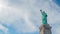Statue of Liberty, USA. Time lapse
