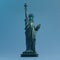 Statue of liberty wear surgery mask . Save USA from Coronavirus Covid 19. 3d rendering