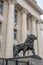 Statue of the Lion of the Palace Of Justice in city of Sofia, Bulgaria