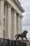 Statue of the Lion of the Palace Of Justice in city of Sofia, Bulgaria