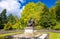 Statue of Lord Kelvin in Kelvingrove Park - Glasgow