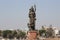 Statue of lord shiva at sursagar heart of city vadodara