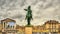 Statue of Louis XIV in front of the Palace of Versailles