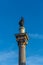 The statue of Madonna and Child on a column, Rome, Italy