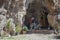 Statue Madonna and Saint Joseph in a cave