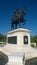 Statue of Maharaja Prithviraj Chavan on the Haldi Ghat battlefield