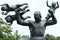 Statue of Man and Children, Frogner Park, Oslo