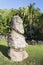 Statue at Marae Arahurahu, Pa\'ea, Tahiti, French Polynesia