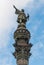 Statue of Marco Polo in the port of Barcelona.