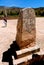 A statue marking the Tropic of Capricorn in northern Argentina