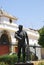 Statue of Matador Curro Romero outside the bullring in Seville, Spain