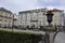 Statue of Mateo Benigno de Moraza from Plaza de La Provincia in Downtown from Vitoria Gasteiz City of Basque Country in Spain