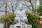 Statue of Matsudaira Katamori 1836-1893 at Aizu cemetery at Konkaikomyo-ji Temple in Kyoto, Japan.